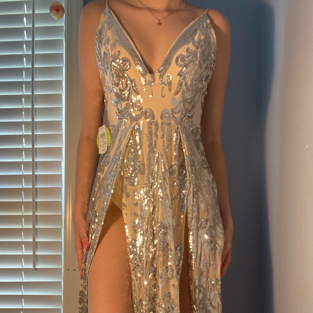 Windsor sequin gown NYE holiday dress